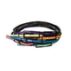 MARC BY MARC JACOBSi}[NoC}[NWFCRuXj MMJ Two Tone Belt xg Black/Blue i97172j