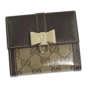 Gucci（グッチ） 181646 FT01G 9643 2つ折小銭入 BE/DB