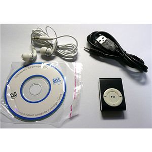 動画&写真カメラ付MP3プレーヤー ブラック