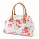 Cath Kidston　バッグ  Bowling Bag With Leather  230728 Autumn Flowers Stone