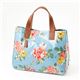 Cath Kidston　バッグ　STAND UP TOTE with LEATHER  230087 Box Floral Blue