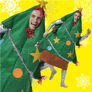 クリスマスツリー着ぐるみ 目立ちます クリスマスおもしろコスプレ 宴会余興衣装 コスプレ衣装 簡単仮装 通販情報