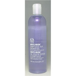 THE BODY SHOP（ザ ボディショップ） ホワイトムスク（WMU） シルキー シャワージェル 400ml 【4個セット】