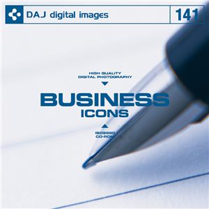 写真素材 DAJ141 BUSINESS / ICONS 【ビジネスシリーズ～ビジネスアイコン】