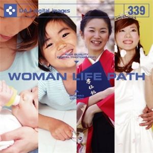 写真素材 DAJ339 WOMAN LIFE PATH 【女性の誕生から結婚、出産】