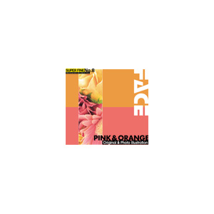 写真素材 SUPER FINE No.8 PINK & ORANGE （ピンクとオレンジ色の花）