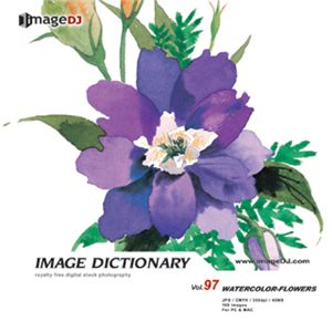 写真素材 imageDJ Image Dictionary Vol.97 花 （水彩画）