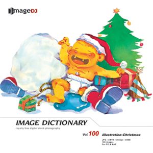 写真素材 imageDJ Image Dictionary Vol.100 クリスマス (イラスト)