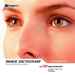 写真素材 imageDJ Image Dictionary Vol.123 フェイス　クローズアップ
