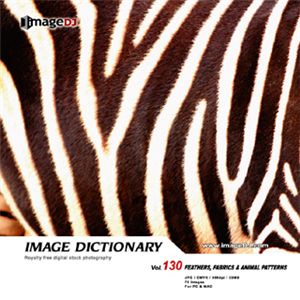 写真素材 imageDJ Image Dictionary Vol.130 羽毛，毛皮，布地