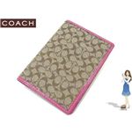 COACH(コーチ) パスポートケース シグネチャー ピンク 60354