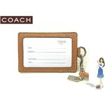 COACH(コーチ) IDカードネックストラップ シグネチャー ランヤード イエロー 60357