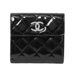 【現品限り】CHANEL（シャネル） ダブルホック エナメル ブラック 【新品同様】