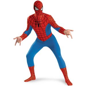 disguise Classic Spiderman ／ Spiderman Deluxe Adult 42-46 スパイダーマン