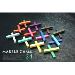 簡単1日だけの髪染め マーブルチョーク 24色 (MARBLE　CHALK 24色) 