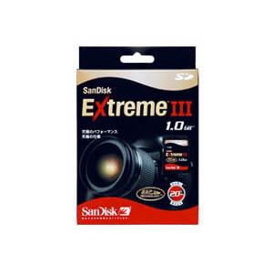 サンディスク ExtremeIII SDメモリーカード  1GB SDSDX3-1024-903