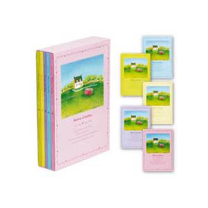 ノーブランド 5PLポケットアルバム ELサイズ240枚収納 癒しの庭(ピンク)  12個セット