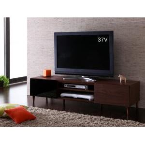 ローボード（テレビ台/テレビボード） 【NOLDO】ダークブラウン レトロモダン収納シリーズ【NOLDO】ノルド W150ローボード（テレビ台/テレビボード） 