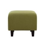 【単品】足置き（オットマン）【LeJOY】スタンダードタイプ モスグリーン 脚：円錐／ナチュラル 【リジョイ】：20色から選べる！カバーリングソファ