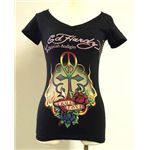 Ed Hardy GhEn[fB[@TVc@W02 297 99VNEK@Peace Cross Black (VlbN)S