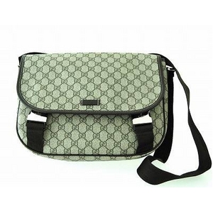 GUCCI（グッチ） ショルダーバッグ 201732 FCIGX 8588 PVCコーティングキャンバス×レザー（ベージュ×ブラウン）