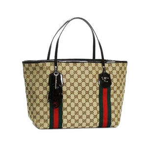 GUCCI（グッチ） トートバック 211970 FTAVX 9791 GGキャンバス（ベージュ×ブラウン）