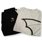 Arnold Palmer(アーノルドパーマー) APJ-03 Tシャツ上下セット ホワイト×ブラック Ｍ