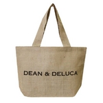 DEAN&DELUCA(ディーンアンドデルーカ) ジュート トートバッグ 105507麻 リネントートバッグ 国内品薄