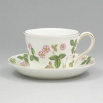 Wedgwood(ウェッジウッド) ワイルドストロベリーティーC&S デルフィ 4963 カップ&ソーサー