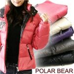 POLAR BEAR(ポーラーベア) ショートダウンジャケット  パープル サイズ 1