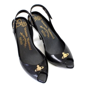 Vivienne Westwood×MELLISSA(ヴィヴィアンウエストウッド×メリッサ) LADY DRAGON 30326 1003 レディースシューズ ブラック パンプス  39