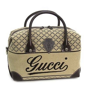 Gucci(グッチ) BLAZON 181496 BE/DBハンドバッグ 2009新作