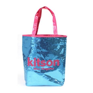 KITSON(キットソン) スパンコール トートバッグ アクア SEQUIN-TOTE2 3296 2009新作