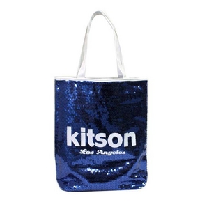 KITSON(キットソン) スパンコール トートバッグ ネイビー SEQUIN-TOTE2 3297 2009新作