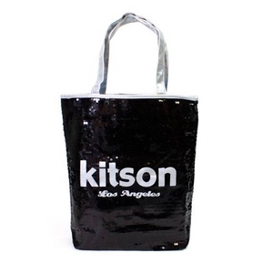 KITSON(キットソン) スパンコール トートバッグ ブラック SEQUIN-TOTE2 3318 2009新作