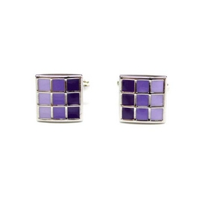 Cuffs(カフスボタン) カフリンクス パープルエナメル Purple Enamel Cufflinks 2009新作