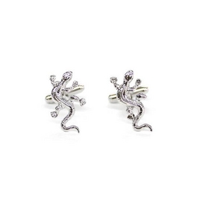 Cuffs(カフスボタン) カフリンクス シルバートカゲモチーフ Silver Gecko Cufflinks 2009新作