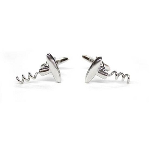 Cuffs(カフスボタン) カフリンクス ワイン・コークスクリュー Wine Corkscrew Silver Cufflinks 2009新作