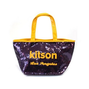 KITSON（キットソン） トートバッグ 0 SEQUIN MINI TOTE ミニスパンコール 2009新作 パープル（3560）