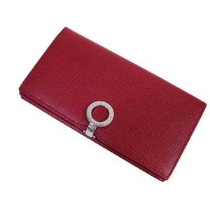 Bvlgari（ブルガリ） 23294 財布 マチ付き 長財布 ダークレッド