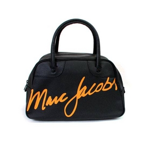 MARC BY MARC JACOBS（マークバイマークジェイコブス） MMJ 111120MJ Bowler Bag ボーリングバッグオレンジ ブラック×オレンジ