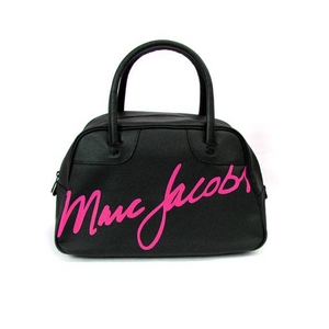 MARC BY MARC JACOBS（マークバイマークジェイコブス） MMJ 111123MJ Bowler Bag ボーリングバッグピンク ブラック×ピンク