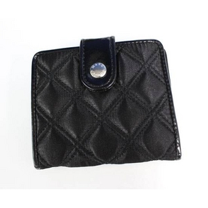 MARC BY MARC JACOBS（マークバイマークジェイコブス） 2つ折り財布 サテンスナップ 50357 ブラック S08QUILTED