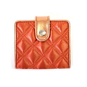 MARC BY MARC JACOBS（マークバイマークジェイコブス）  2つ折り財布 サテンスナップ 50360 オレンジ S08QUILTED