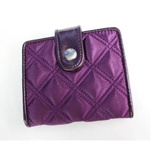 MARC BY MARC JACOBS（マークバイマークジェイコブス） 2つ折り財布 サテンスナップ 50364 パープル S08QUILTED