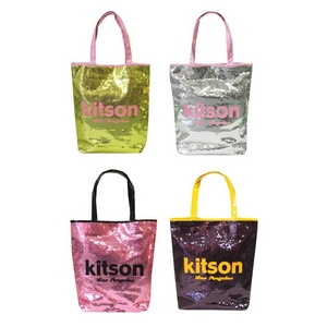 KITSON（キットソン） スパンコール トートバッグSEQUIN-TOTE SUMMER TOTE BAG ゴールド（3295）