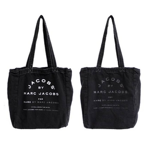 MARC BY MARC JACOBS（マークバイマークジェイコブス） MARC BY MARCJACOBSCotton Jacobs Toteコットントートバッグ NEW 123300 ロゴブラック