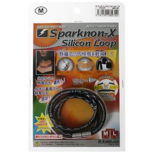 スパークノンX シリコンループ M ブラック