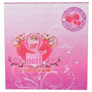 Qビット プラセンタ10000 ピーチゼリー 100ml*6P