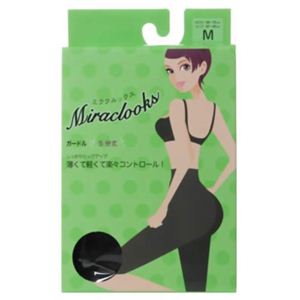 ミラクルックス ガードル 5分丈 ブラック M